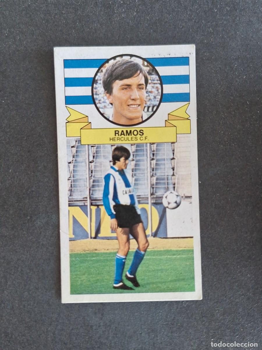 Cromos de f&uacute;tbol: L4 RAMOS HERCULES C. F. LIGA ESTE 1985 1986 85 86 DESPEGADO RECUPERADO
