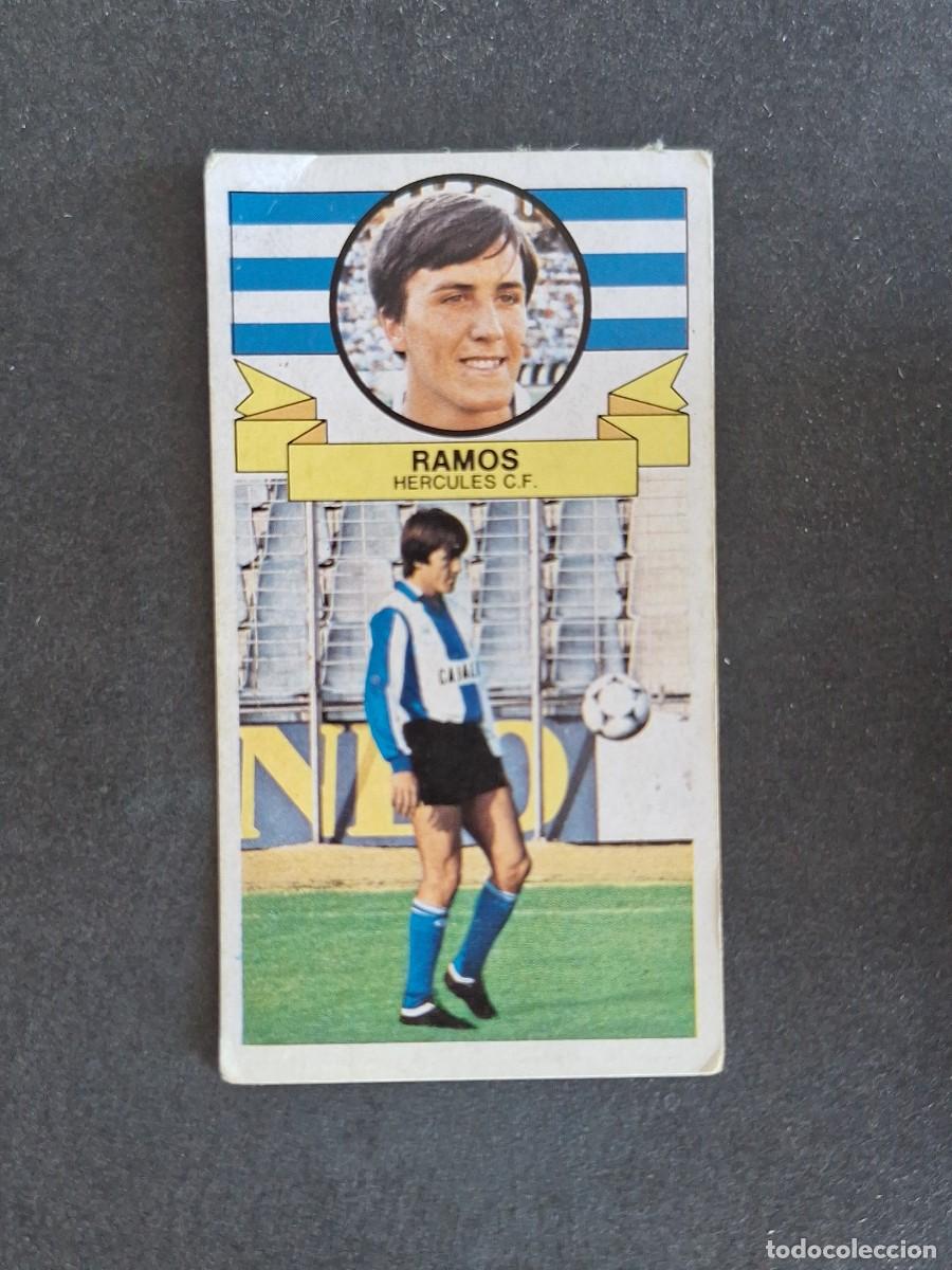 Cromos de f&uacute;tbol: L4 RAMOS HERCULES C. F. LIGA ESTE 1985 1986 85 86 DESPEGADO RECUPERADO