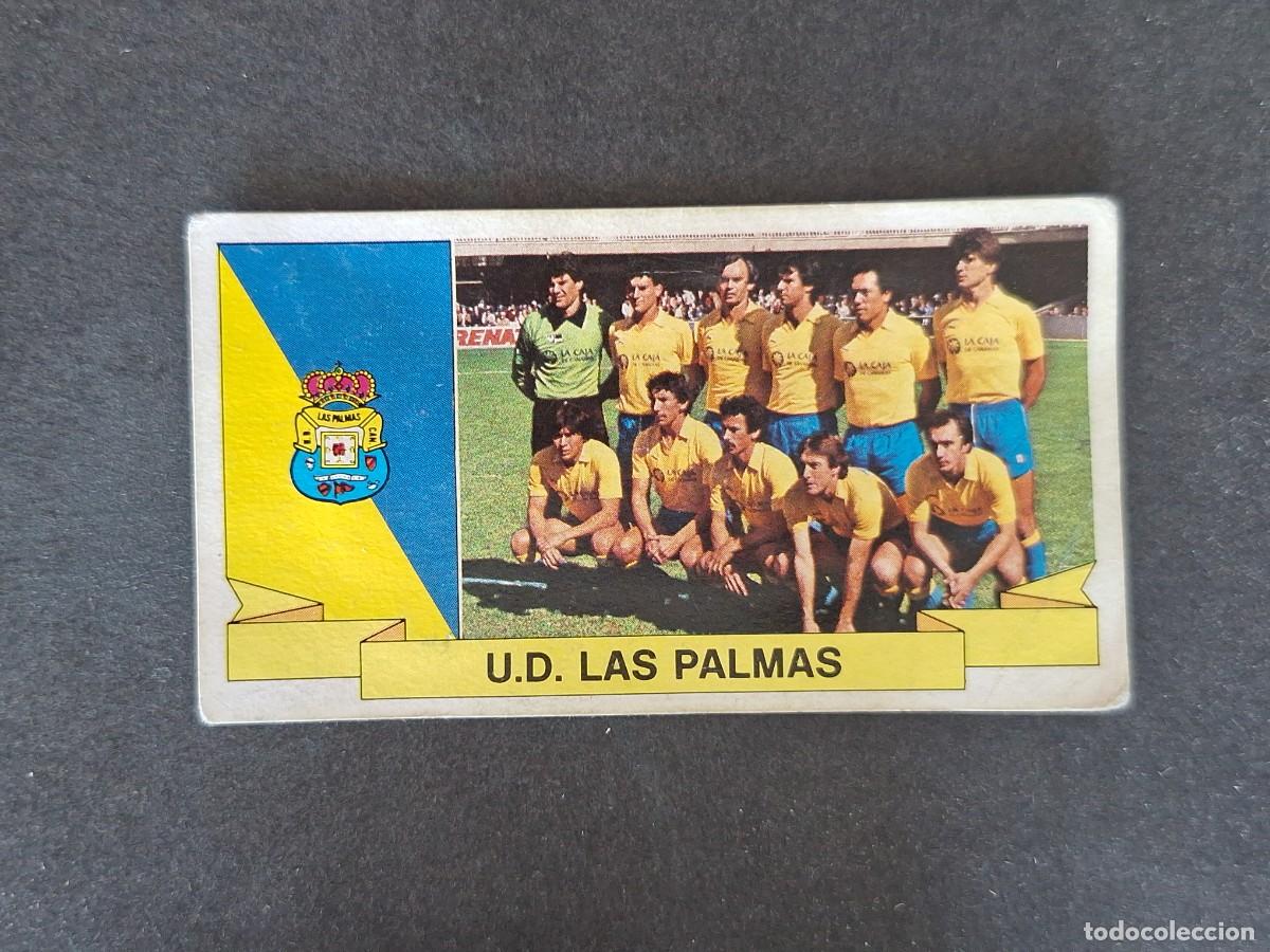 Cromos de f&uacute;tbol: L4 EQUIPO U. D. LAS PALMAS LIGA ESTE 1985 1986 85 86 DESPEGADO RECUPERADO
