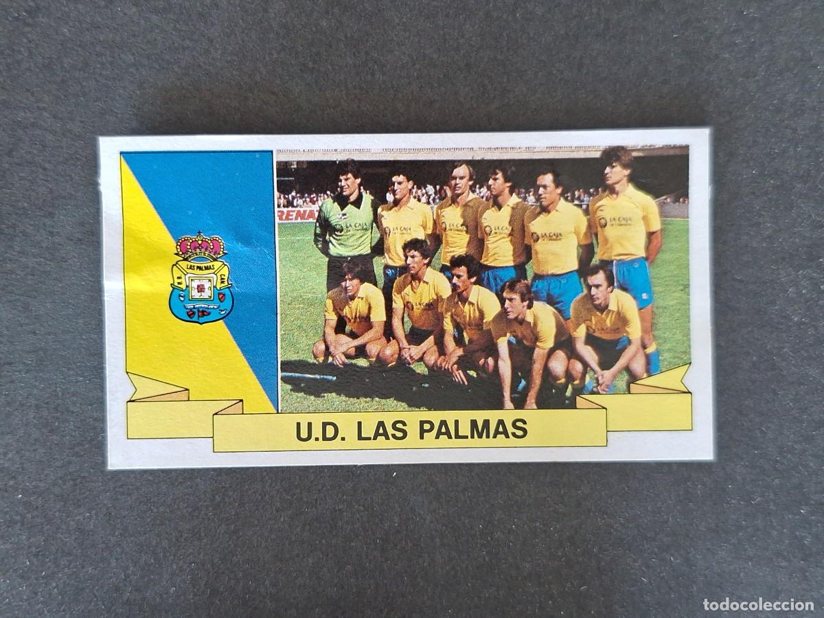 Cromos de f&uacute;tbol: L4 EQUIPO U. D. LAS PALMAS LIGA ESTE 1985 1986 85 86 DESPEGADO RECUPERADO