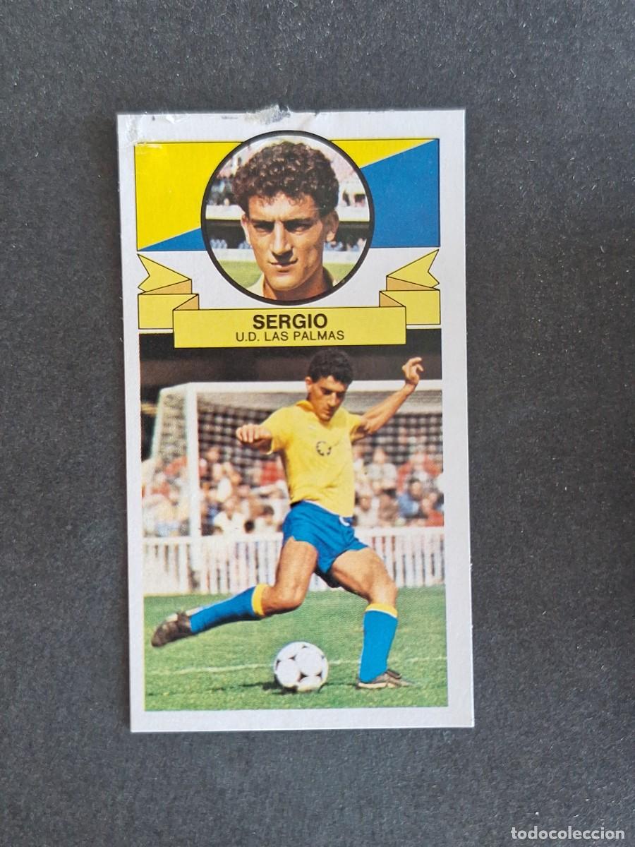 Cromos de f&uacute;tbol: L4 SERGIO U. D. LAS PALMAS LIGA ESTE 1985 1986 85 86 DESPEGADO RECUPERADO