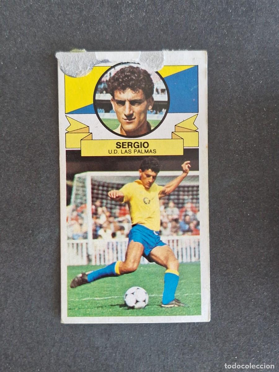 Cromos de f&uacute;tbol: L4 SERGIO U. D. LAS PALMAS LIGA ESTE 1985 1986 85 86 DESPEGADO RECUPERADO