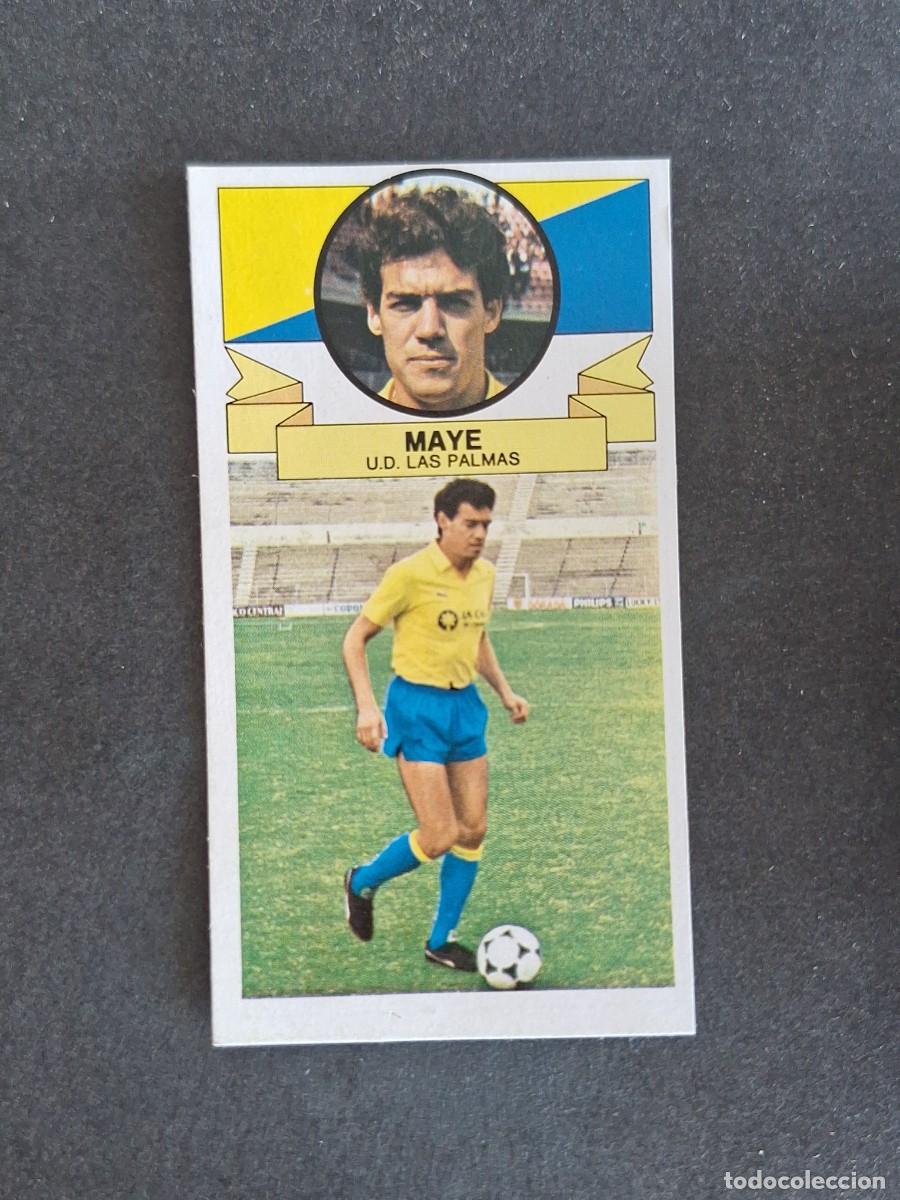 Cromos de f&uacute;tbol: L4 MAYE U. D. LAS PALMAS LIGA ESTE 1985 1986 85 86 DESPEGADO RECUPERADO