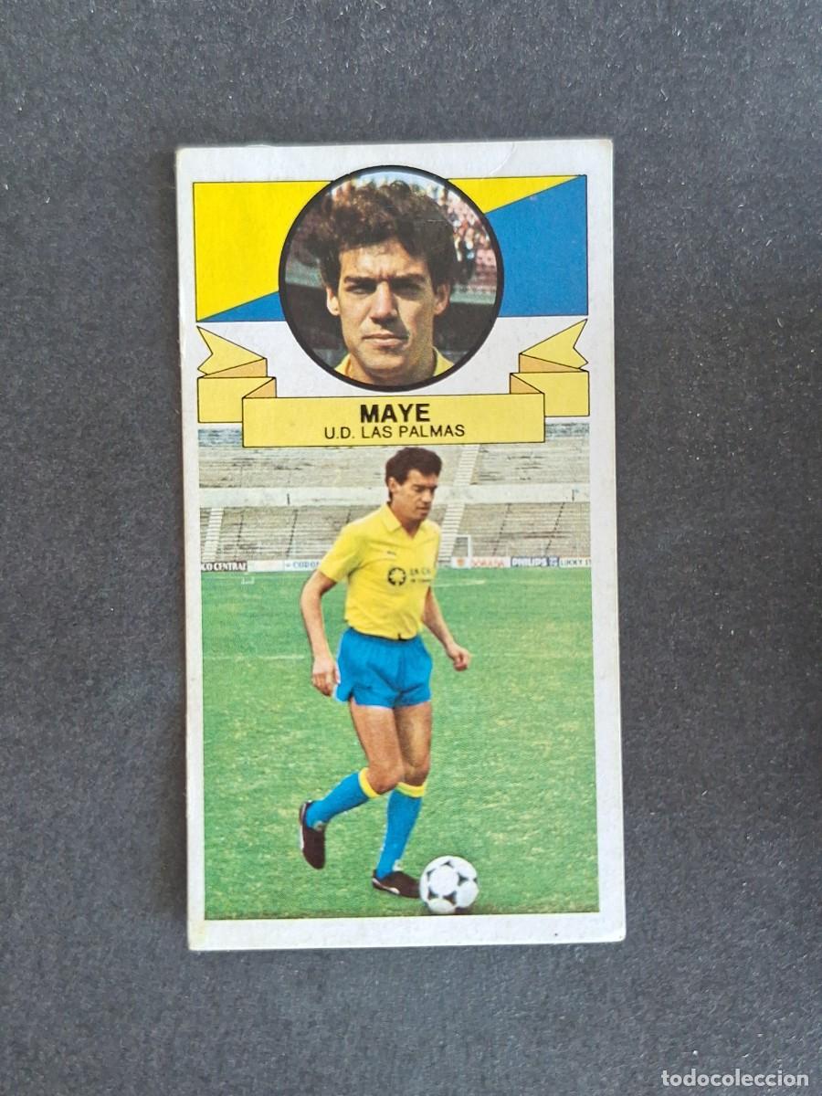 Cromos de f&uacute;tbol: L4 MAYE U. D. LAS PALMAS LIGA ESTE 1985 1986 85 86 DESPEGADO RECUPERADO