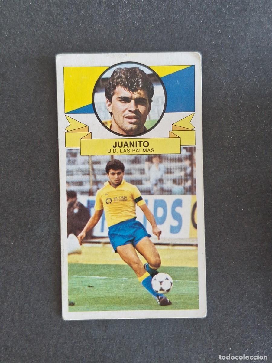 Cromos de f&uacute;tbol: L4 JUANITO U. D. LAS PALMAS LIGA ESTE 1985 1986 85 86 DESPEGADO RECUPERADO