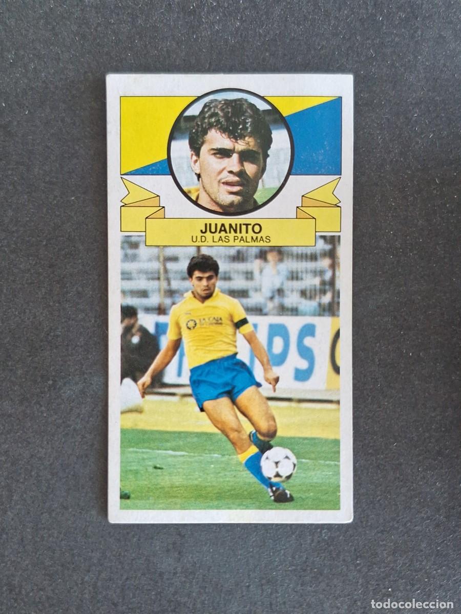 Cromos de f&uacute;tbol: L4 JUANITO U. D. LAS PALMAS LIGA ESTE 1985 1986 85 86 DESPEGADO RECUPERADO