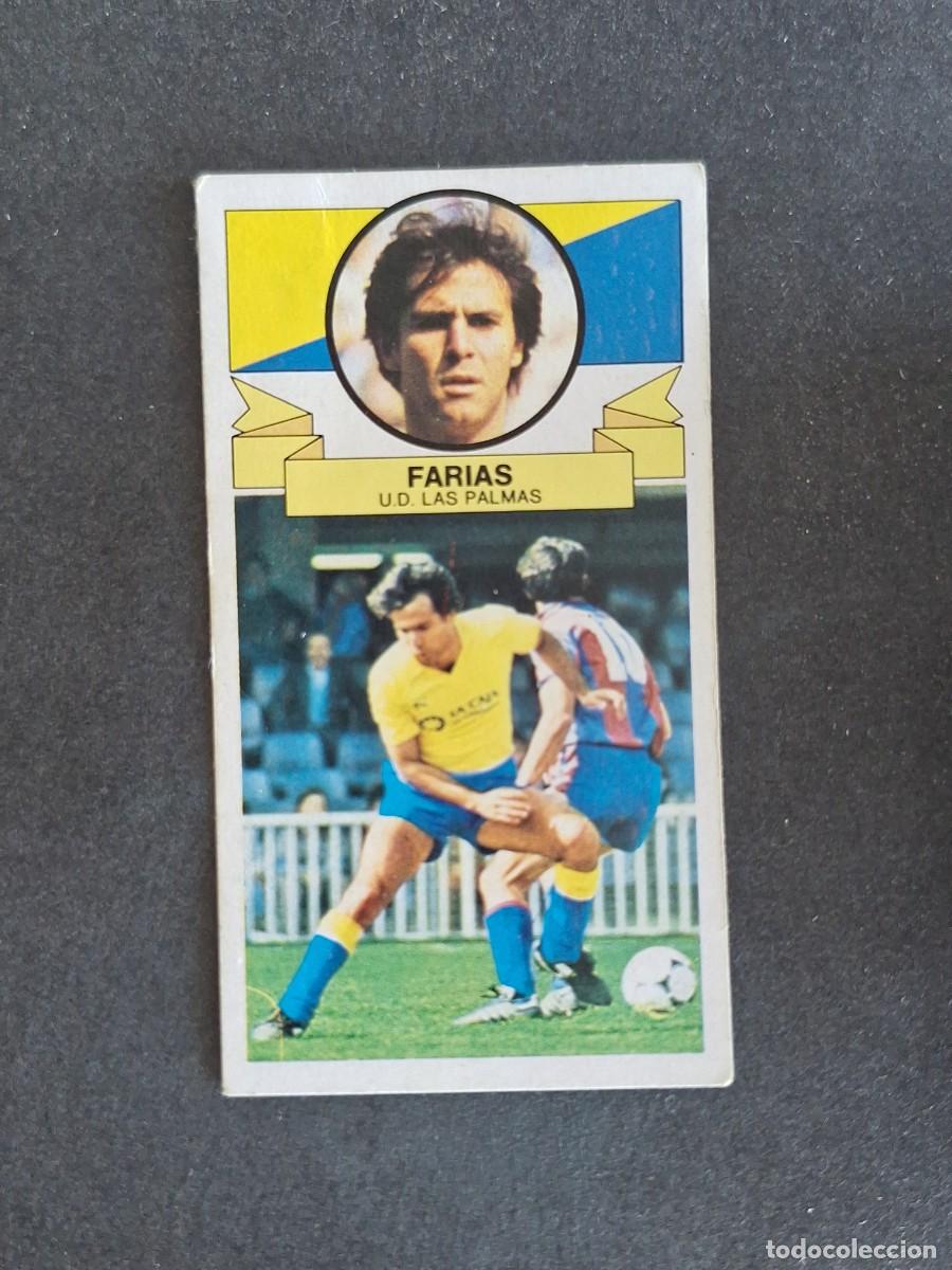 Cromos de f&uacute;tbol: L4 FARIAS U. D. LAS PALMAS LIGA ESTE 1985 1986 85 86 DESPEGADO RECUPERADO
