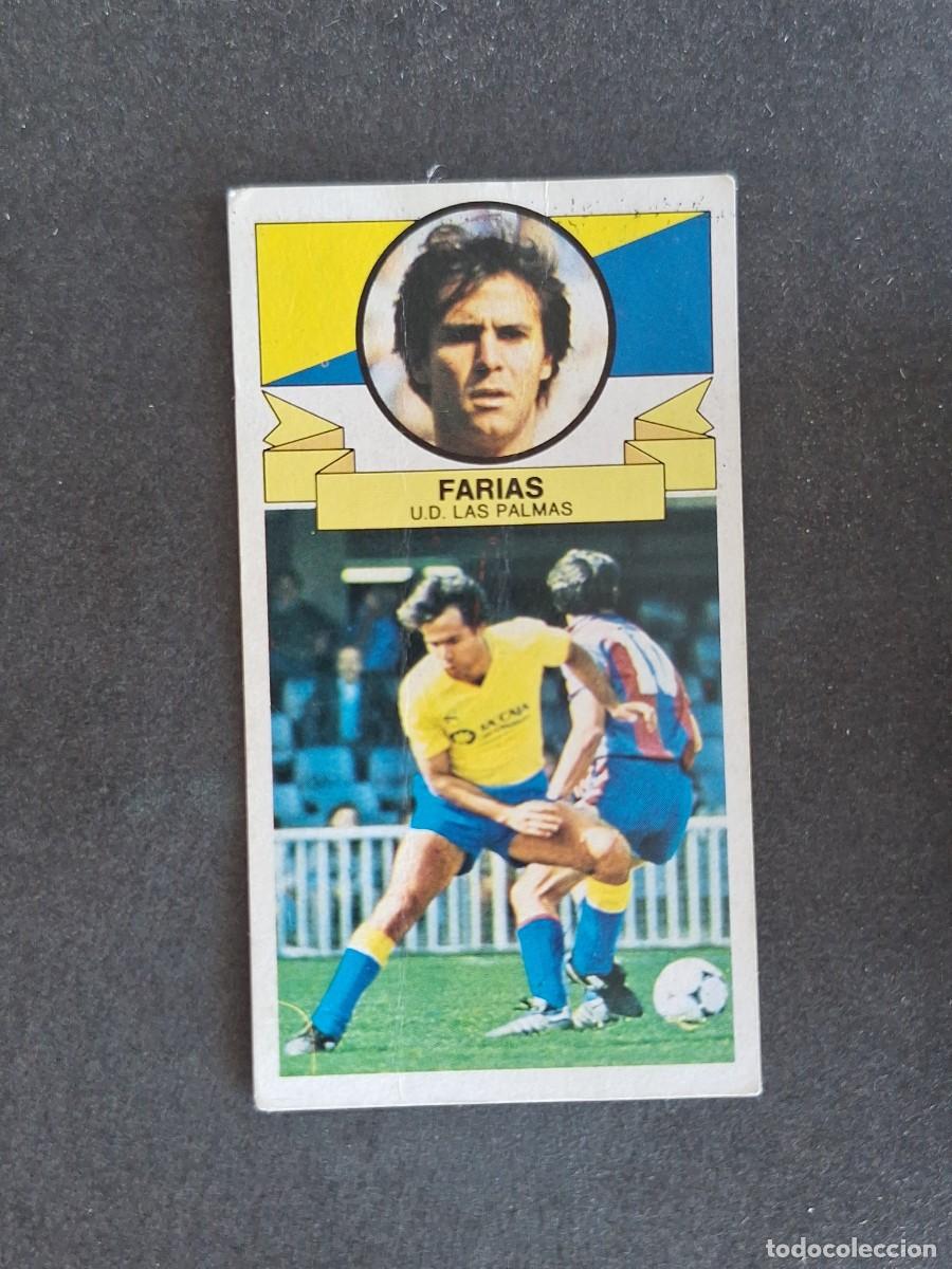 Cromos de f&uacute;tbol: L4 FARIAS U. D. LAS PALMAS LIGA ESTE 1985 1986 85 86 DESPEGADO RECUPERADO