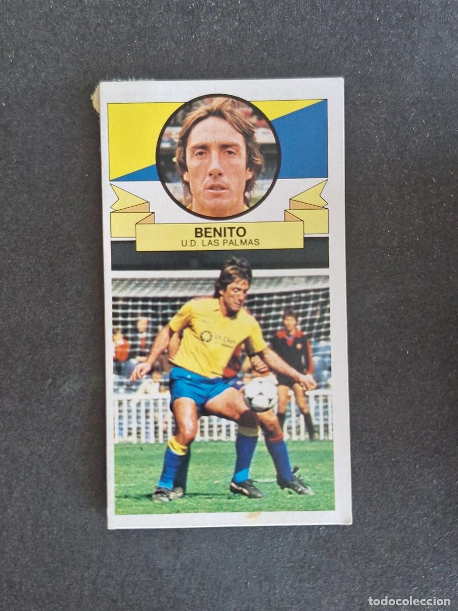Cromos de f&uacute;tbol: L4 BENITO U. D. LAS PALMAS LIGA ESTE 1985 1986 85 86 DESPEGADO RECUPERADO
