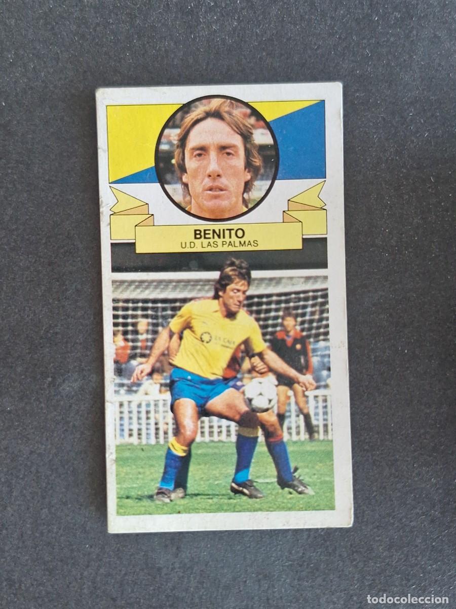 Cromos de f&uacute;tbol: L4 BENITO U. D. LAS PALMAS LIGA ESTE 1985 1986 85 86 DESPEGADO RECUPERADO