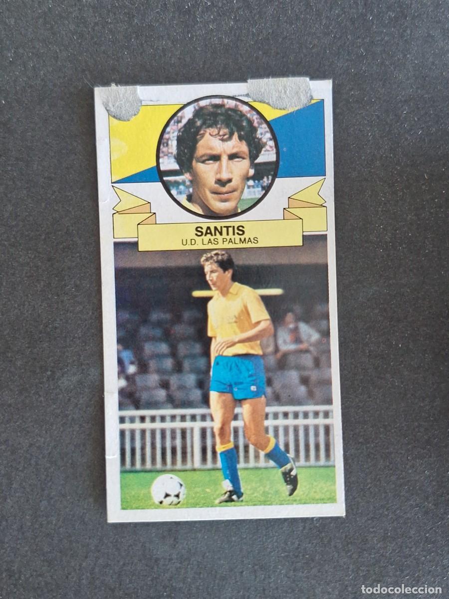 Cromos de f&uacute;tbol: L4 SANTIS U. D. LAS PALMAS LIGA ESTE 1985 1986 85 86 DESPEGADO RECUPERADO