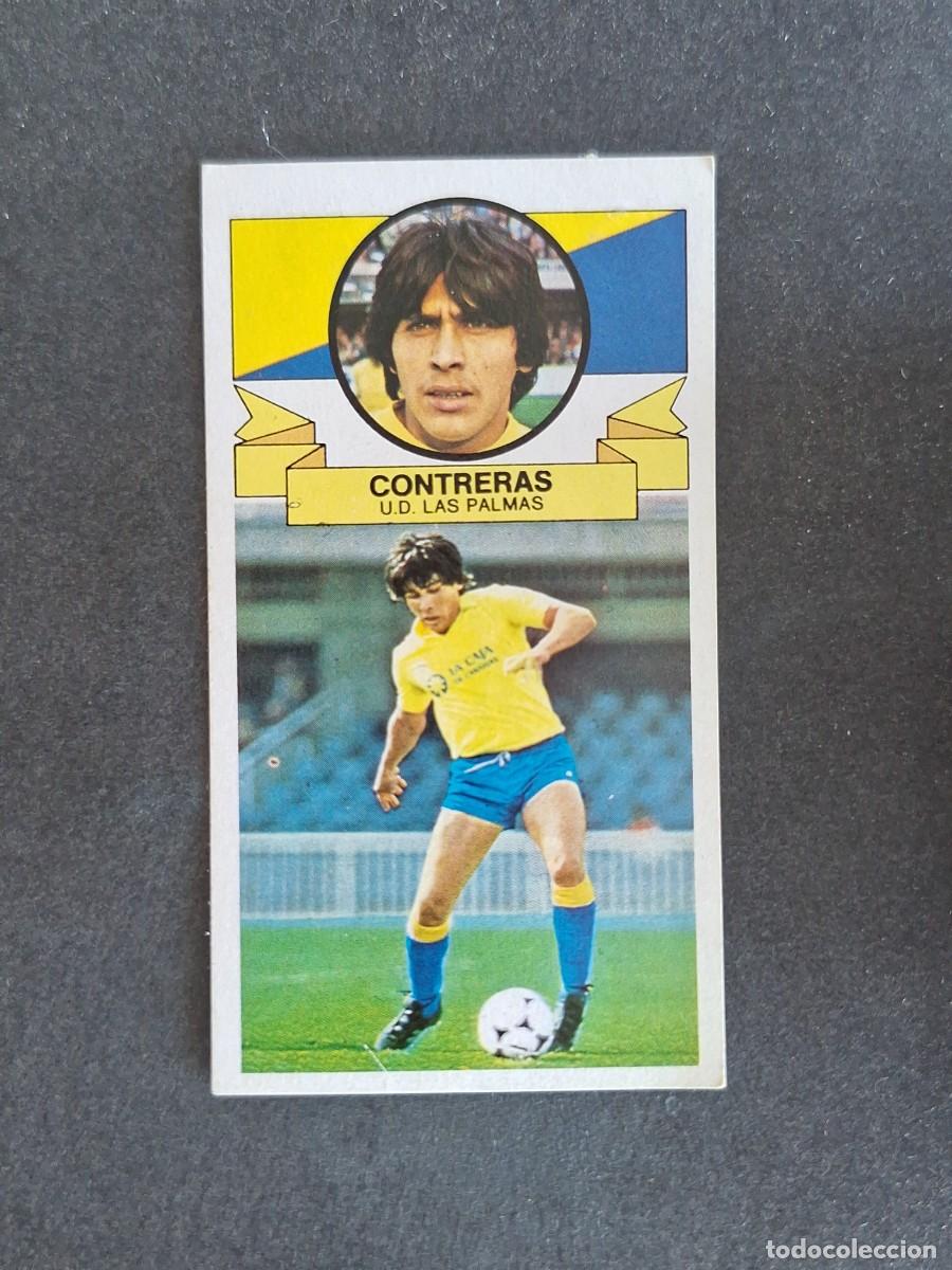 Cromos de f&uacute;tbol: L4 CONTRERAS U. D. LAS PALMAS LIGA ESTE 1985 1986 85 86 DESPEGADO RECUPERADO