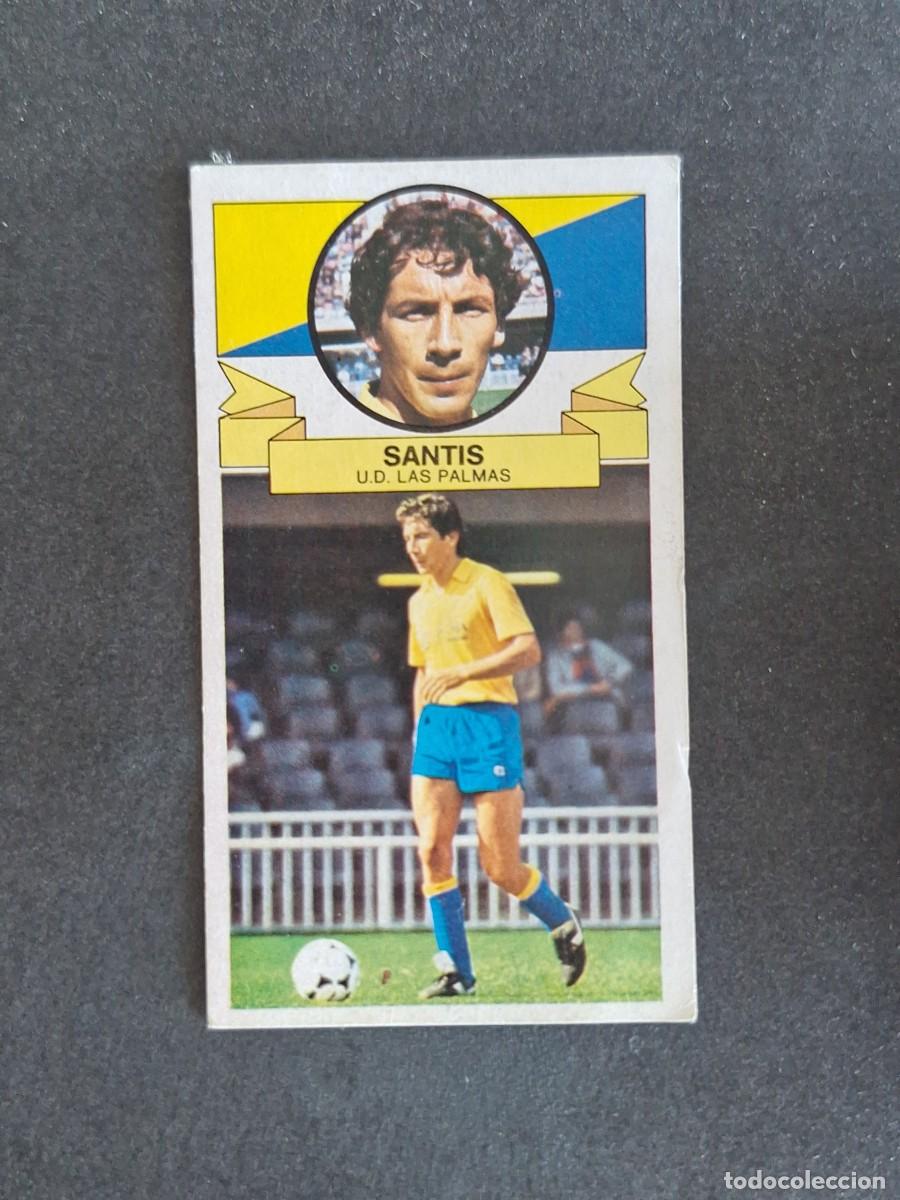 Cromos de f&uacute;tbol: L4 SANTIS U. D. LAS PALMAS LIGA ESTE 1985 1986 85 86 DESPEGADO RECUPERADO