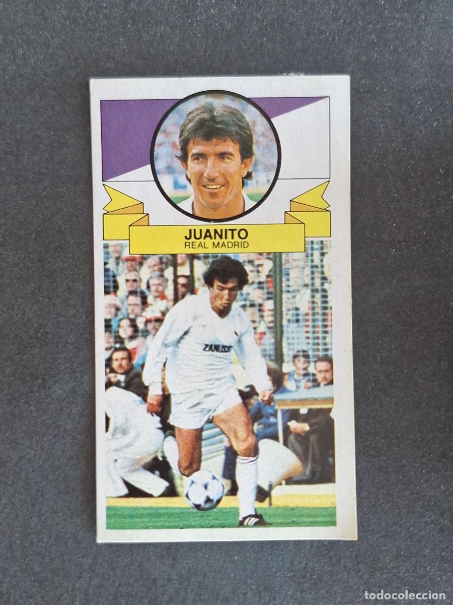 Cromos de f&uacute;tbol: L4 JUANITO REAL MADRID LIGA ESTE 1985 1986 85 86 DESPEGADO RECUPERADO