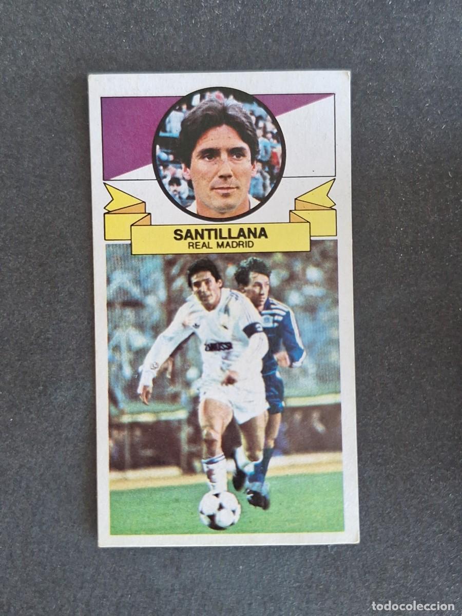 Cromos de f&uacute;tbol: L4 SANTILLANA REAL MADRID LIGA ESTE 1985 1986 85 86 DESPEGADO RECUPERADO