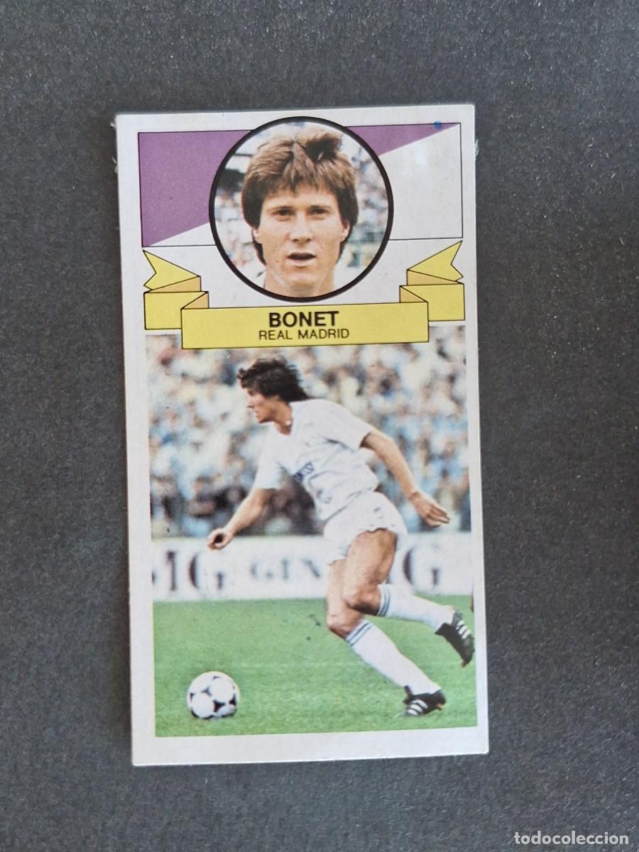 Cromos de f&uacute;tbol: L4 BONET REAL MADRID LIGA ESTE 1985 1986 85 86 DESPEGADO RECUPERADO