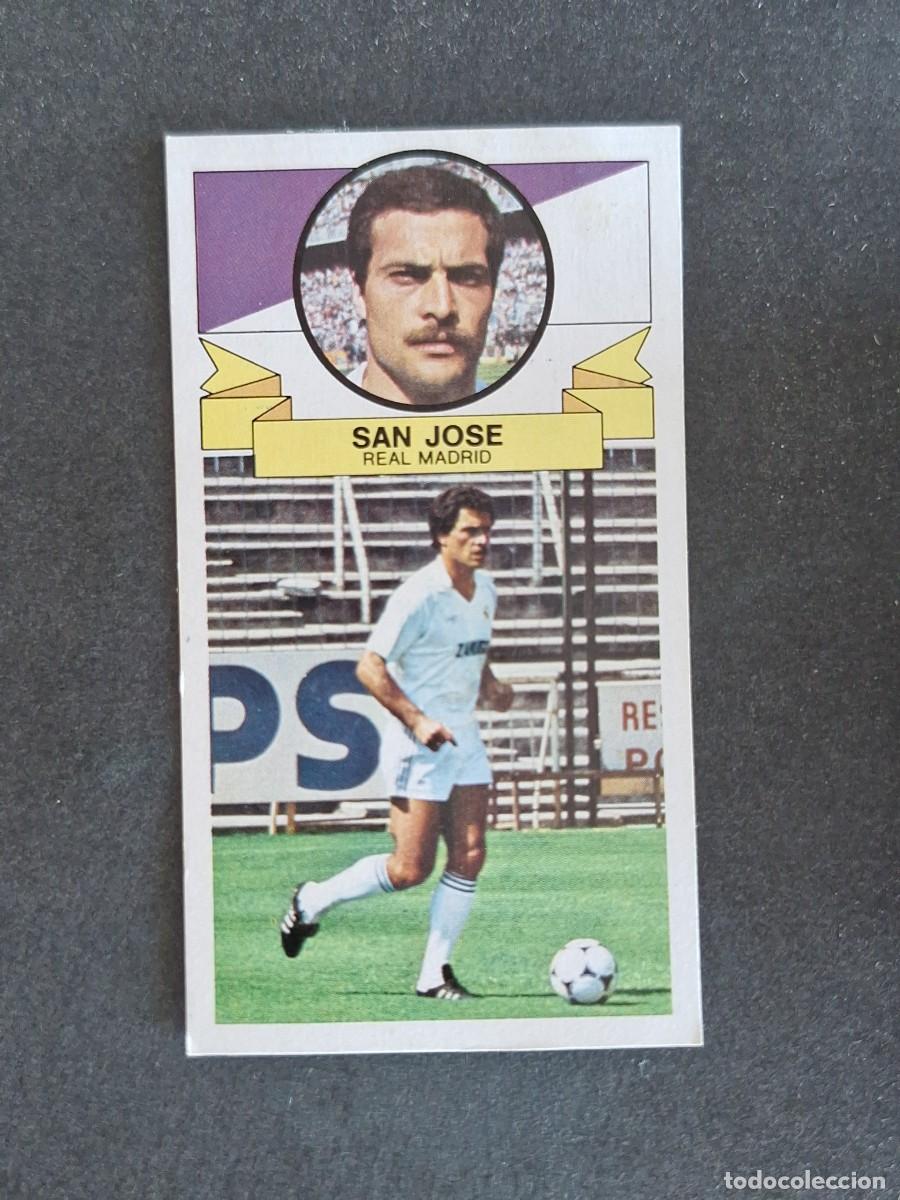 Cromos de f&uacute;tbol: L4 SAN JOSE REAL MADRID LIGA ESTE 1985 1986 85 86 DESPEGADO RECUPERADO