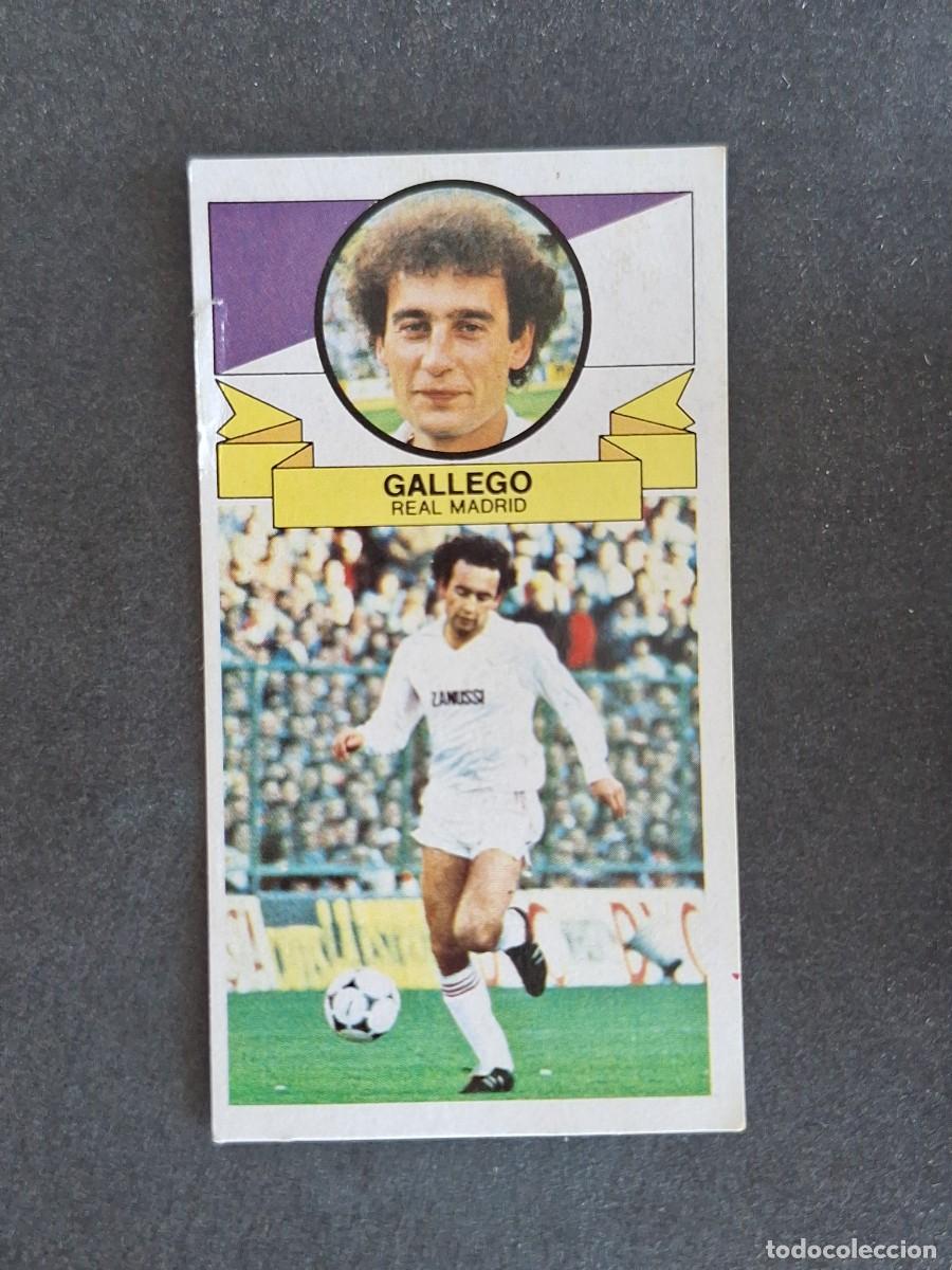 Cromos de f&uacute;tbol: L4 GALLEGO REAL MADRID LIGA ESTE 1985 1986 85 86 DESPEGADO RECUPERADO