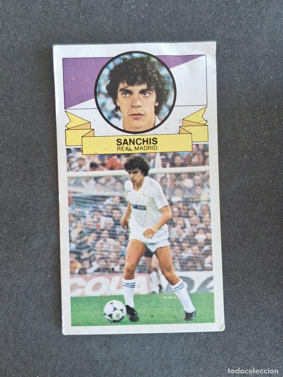 Cromos de f&uacute;tbol: L4 SANCHIS REAL MADRID LIGA ESTE 1985 1986 85 86 DESPEGADO RECUPERADO