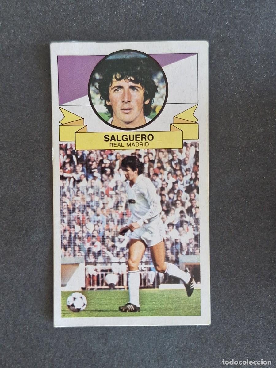 Cromos de f&uacute;tbol: L4 SALGUERO REAL MADRID LIGA ESTE 1985 1986 85 86 DESPEGADO RECUPERADO