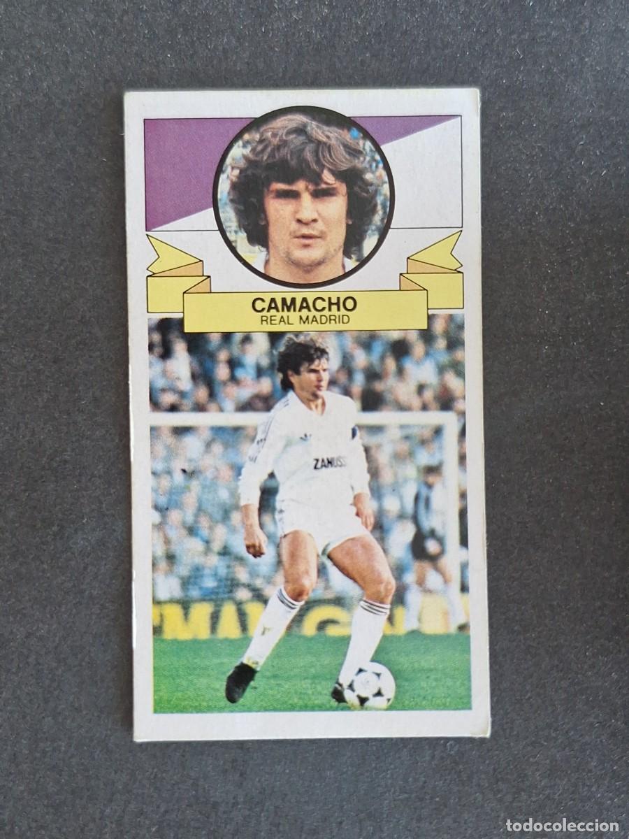 Cromos de f&uacute;tbol: L4 CAMACHO REAL MADRID LIGA ESTE 1985 1986 85 86 DESPEGADO RECUPERADO