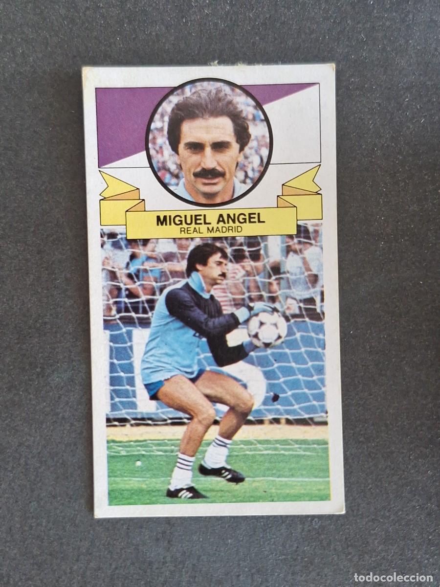 Cromos de f&uacute;tbol: L4 MIGUEL ANGEL REAL MADRID LIGA ESTE 1985 1986 85 86 DESPEGADO RECUPERADO