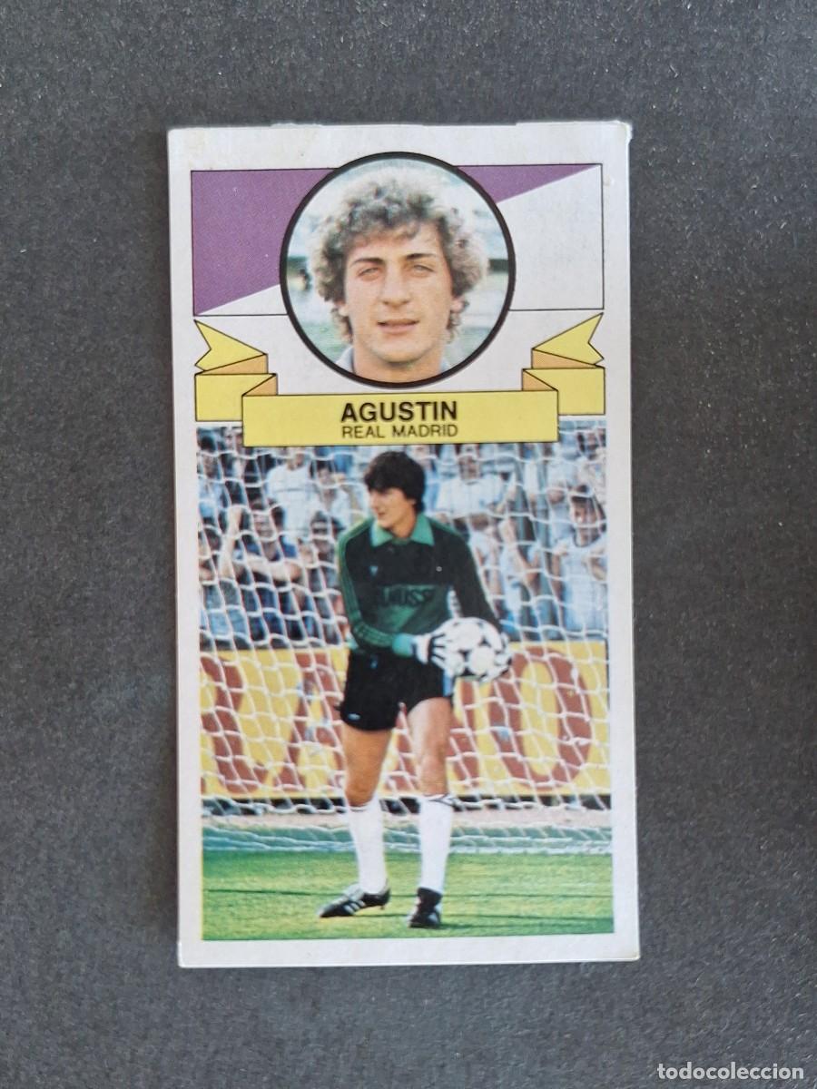 Cromos de f&uacute;tbol: L4 AGUSTIN REAL MADRID LIGA ESTE 1985 1986 85 86 DESPEGADO RECUPERADO