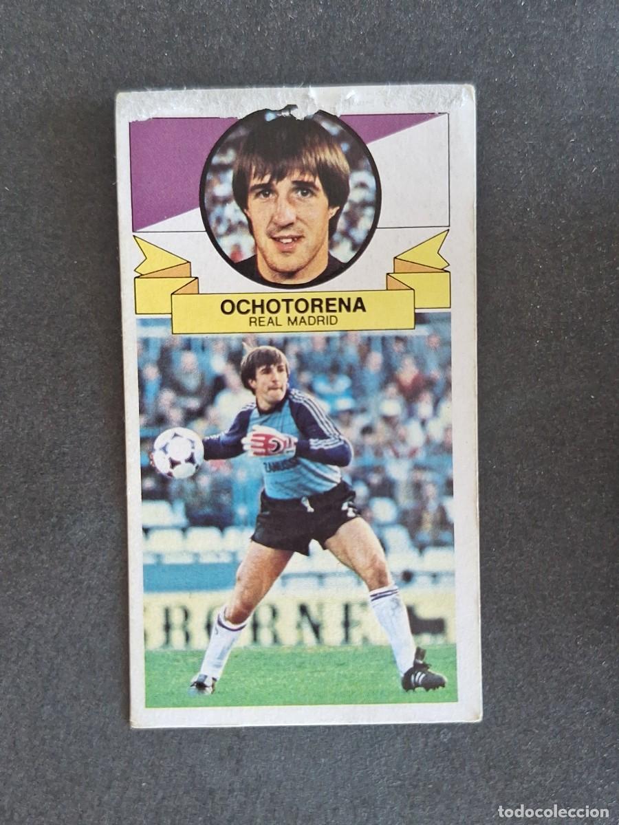 Cromos de f&uacute;tbol: L4 OCHOTORENA REAL MADRID LIGA ESTE 1985 1986 85 86 DESPEGADO RECUPERADO