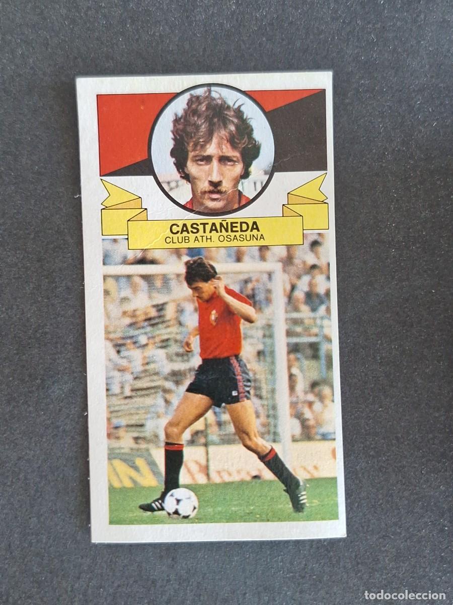 Cromos de f&uacute;tbol: L4 CASTA&Ntilde;EDA C. A. OSASUNA LIGA ESTE 1985 1986 85 86 DESPEGADO RECUPERADO
