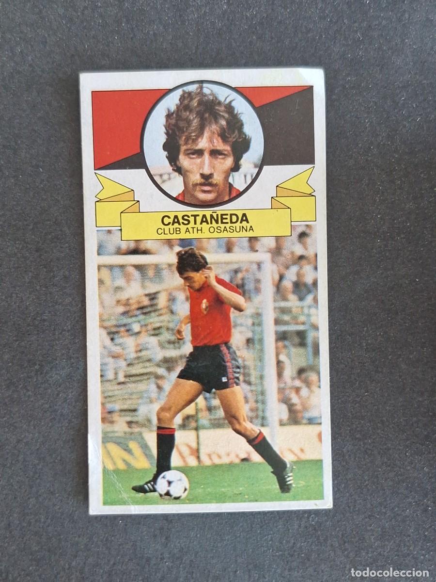 Cromos de f&uacute;tbol: L4 CASTA&Ntilde;EDA C. A. OSASUNA LIGA ESTE 1985 1986 85 86 DESPEGADO RECUPERADO