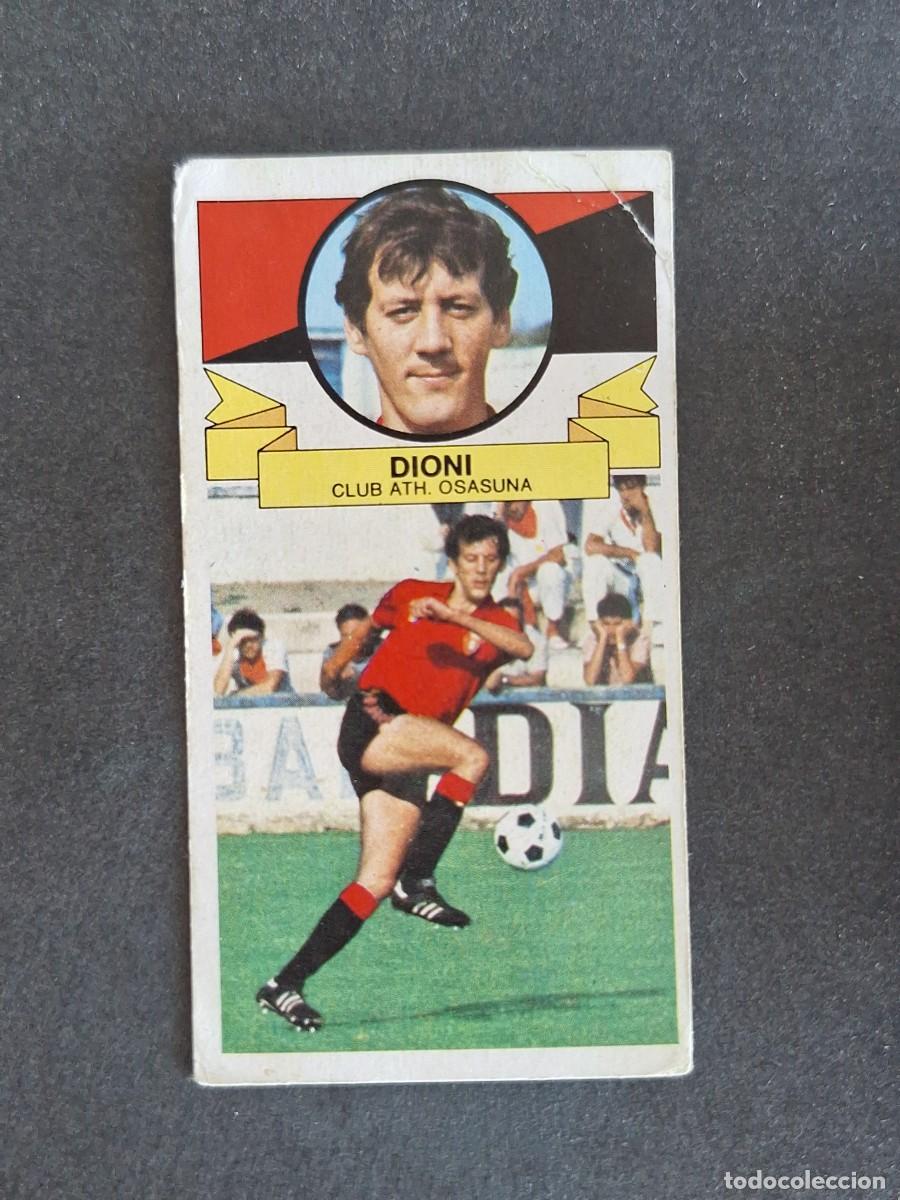 Cromos de f&uacute;tbol: L4 DIONI C. A. OSASUNA LIGA ESTE 1985 1986 85 86 DESPEGADO RECUPERADO