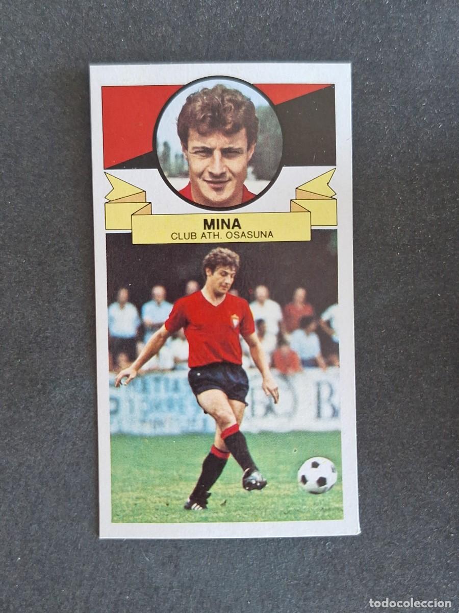 Cromos de f&uacute;tbol: L4 MINA C. A. OSASUNA LIGA ESTE 1985 1986 85 86 DESPEGADO RECUPERADO
