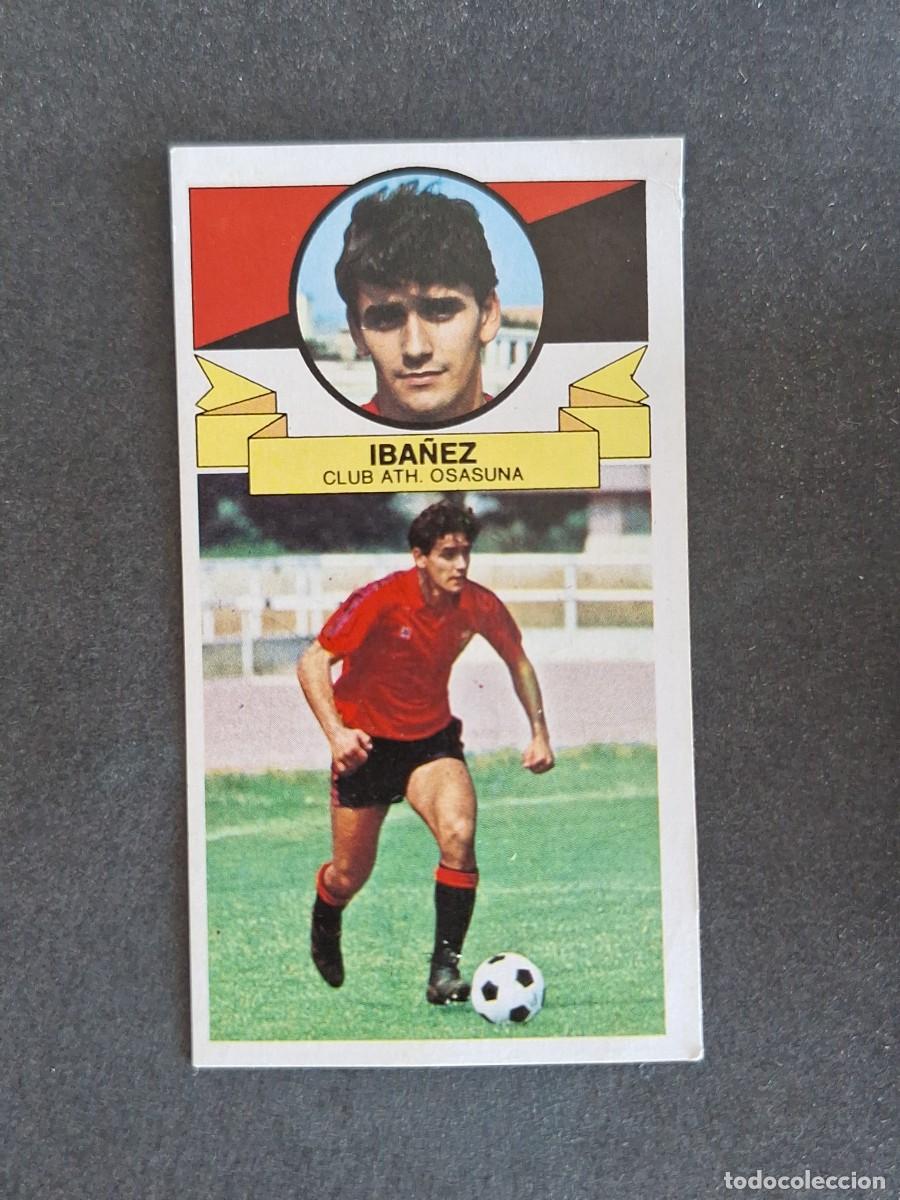 Cromos de f&uacute;tbol: L4 IBA&Ntilde;EZ C. A. OSASUNA LIGA ESTE 1985 1986 85 86 DESPEGADO RECUPERADO