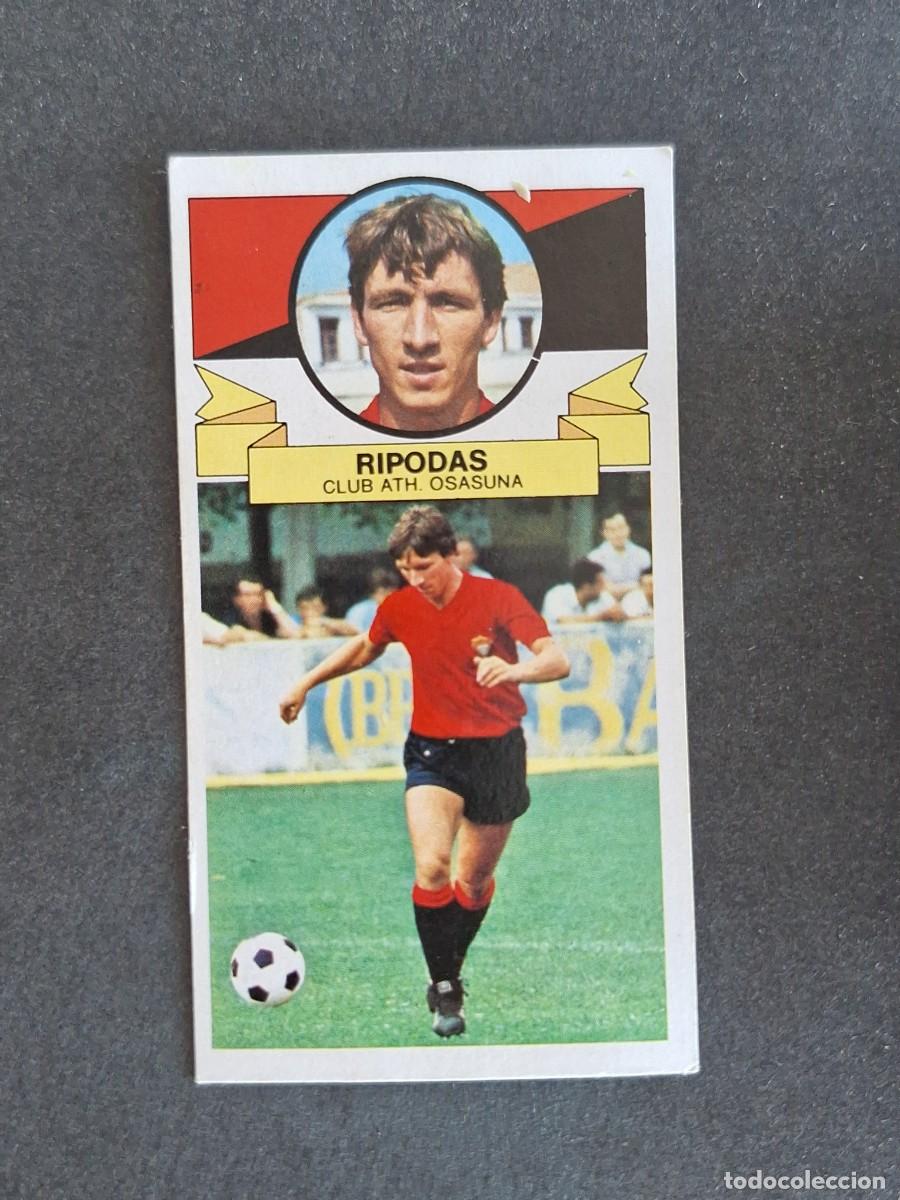 Cromos de f&uacute;tbol: L4 RIPODAS C. A. OSASUNA LIGA ESTE 1985 1986 85 86 DESPEGADO RECUPERADO