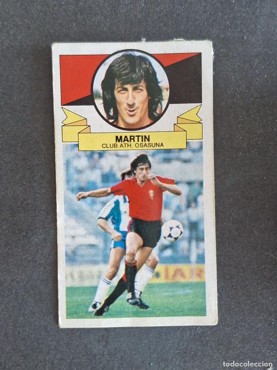 Cromos de f&uacute;tbol: L4 MARTIN C. A. OSASUNA LIGA ESTE 1985 1986 85 86 DESPEGADO RECUPERADO