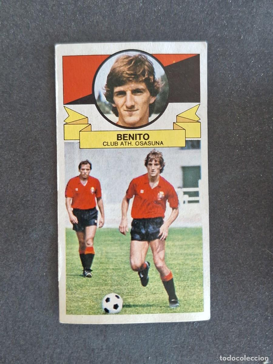 Cromos de f&uacute;tbol: L4 BENITO C. A. OSASUNA LIGA ESTE 1985 1986 85 86 DESPEGADO RECUPERADO