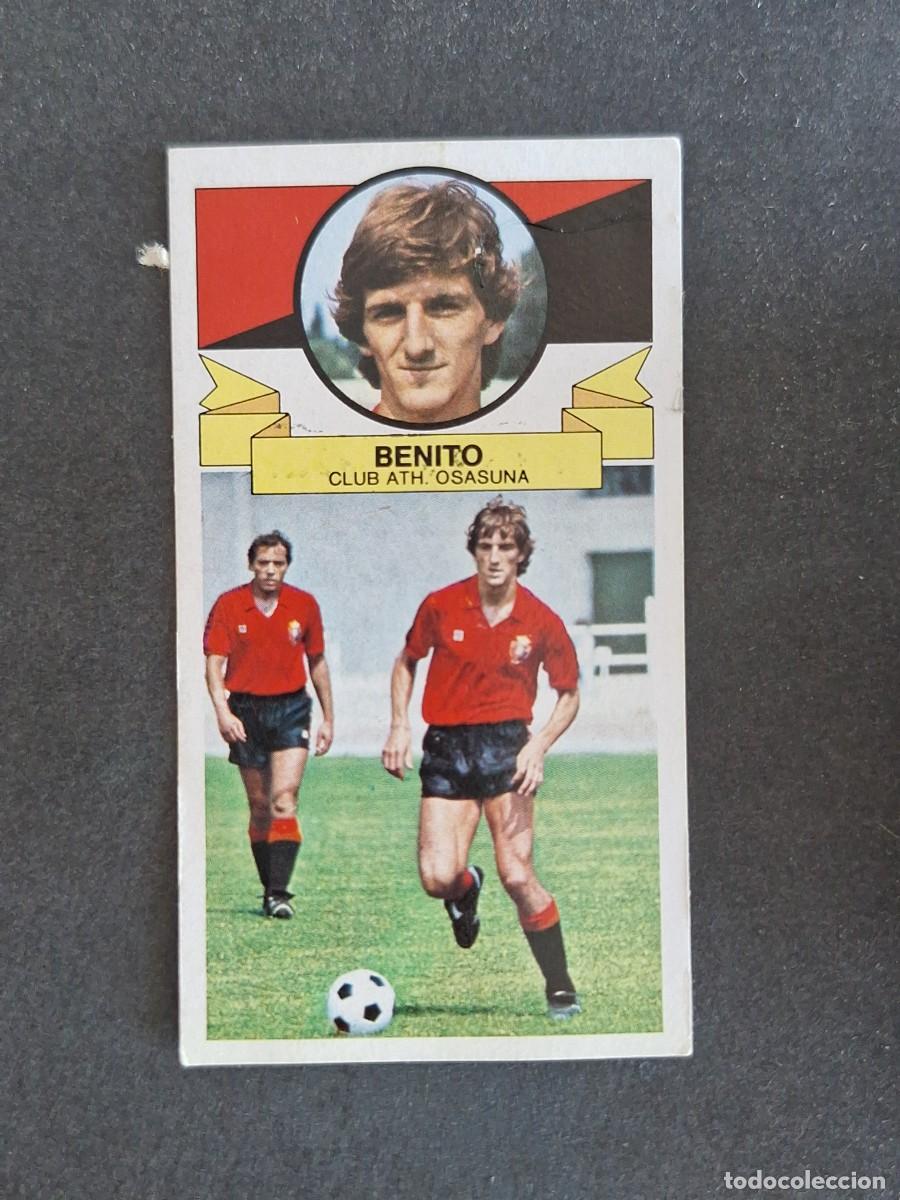 Cromos de f&uacute;tbol: L4 BENITO C. A. OSASUNA LIGA ESTE 1985 1986 85 86 DESPEGADO RECUPERADO