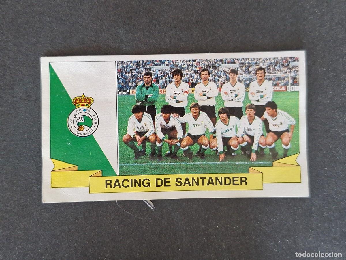 Cromos de f&uacute;tbol: L4 EQUIPO RACING DE SANTANDER LIGA ESTE 1985 1986 85 86 DESPEGADO RECUPERADO