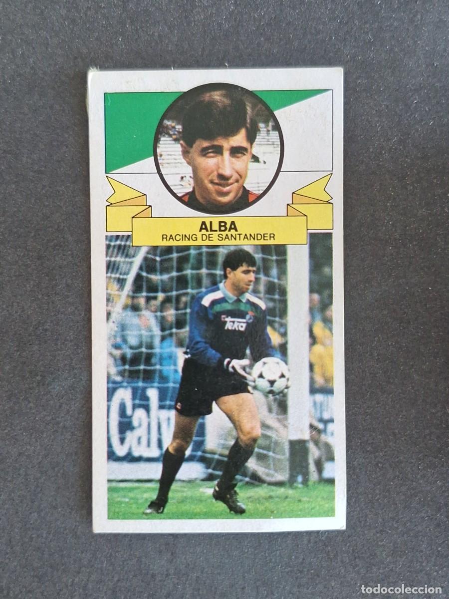Cromos de f&uacute;tbol: L4 ALBA RACING DE SANTANDER LIGA ESTE 1985 1986 85 86 DESPEGADO RECUPERADO