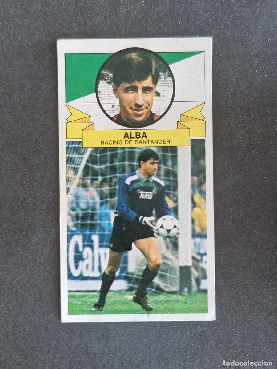 Cromos de f&uacute;tbol: L4 ALBA RACING DE SANTANDER LIGA ESTE 1985 1986 85 86 DESPEGADO RECUPERADO