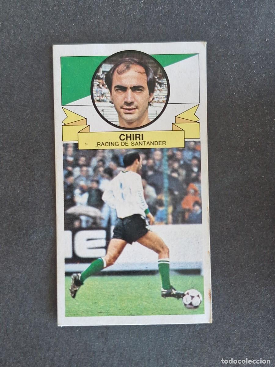 Cromos de f&uacute;tbol: L4 CHIRI RACING DE SANTANDER LIGA ESTE 1985 1986 85 86 DESPEGADO RECUPERADO
