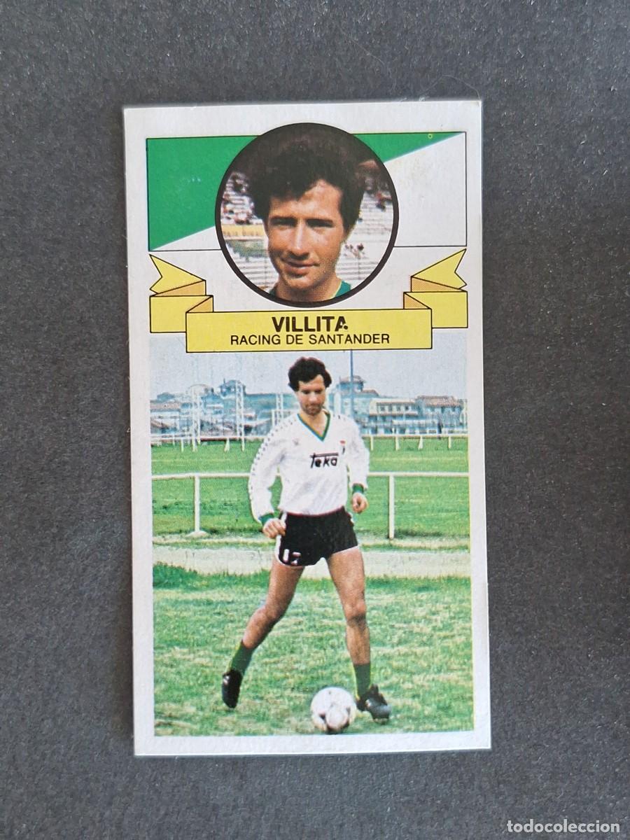 Cromos de f&uacute;tbol: L4 VILLITA RACING DE SANTANDER LIGA ESTE 1985 1986 85 86 DESPEGADO RECUPERADO