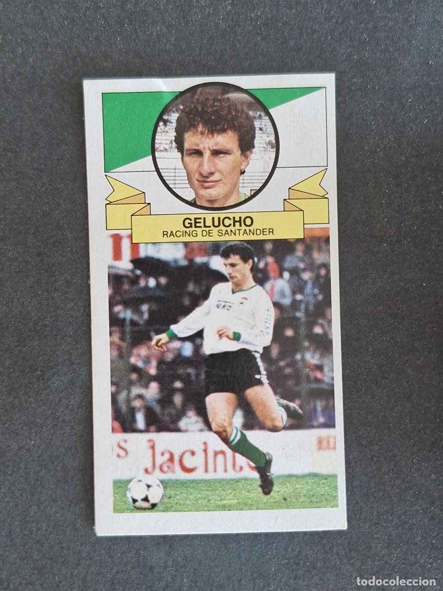 Cromos de f&uacute;tbol: L4 GELUCHO RACING DE SANTANDER LIGA ESTE 1985 1986 85 86 DESPEGADO RECUPERADO
