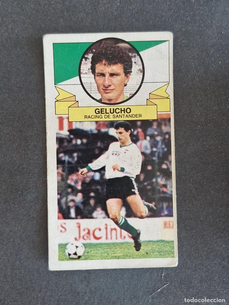 Cromos de f&uacute;tbol: L4 GELUCHO RACING DE SANTANDER LIGA ESTE 1985 1986 85 86 DESPEGADO RECUPERADO