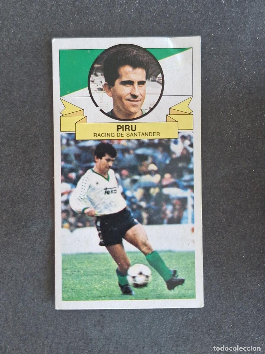 Cromos de f&uacute;tbol: L4 PIRU RACING DE SANTANDER LIGA ESTE 1985 1986 85 86 DESPEGADO RECUPERADO