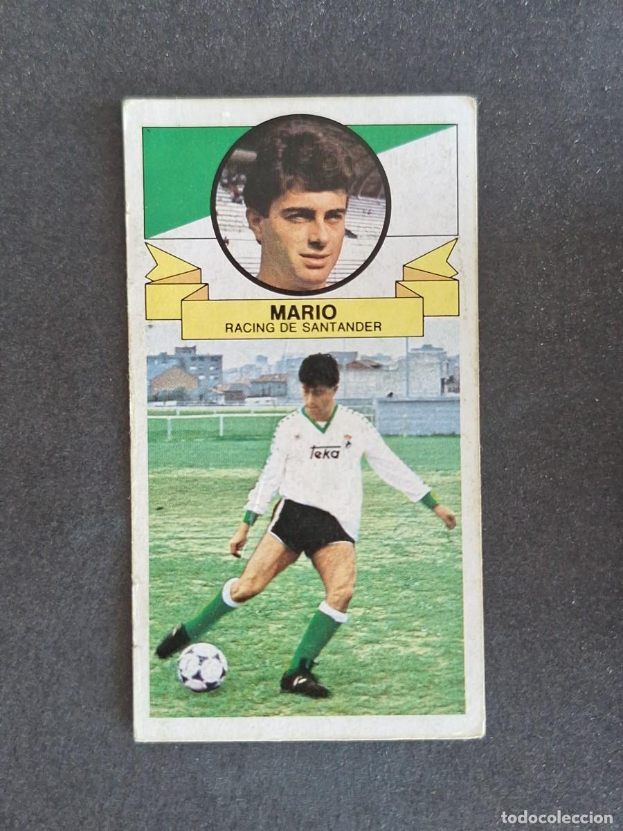 Cromos de f&uacute;tbol: L4 MARIO RACING DE SANTANDER LIGA ESTE 1985 1986 85 86 DESPEGADO RECUPERADO