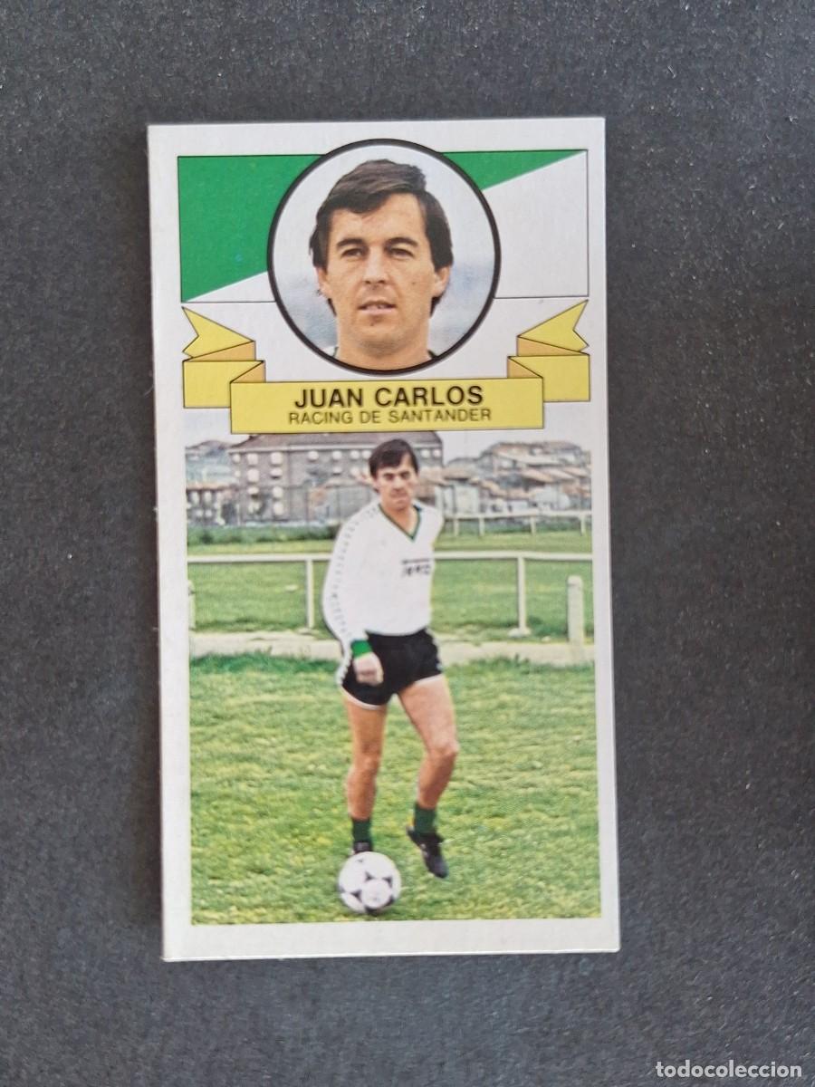 Cromos de f&uacute;tbol: L4 JUAN CARLOS RACING DE SANTANDER LIGA ESTE 1985 1986 85 86 DESPEGADO RECUPERADO