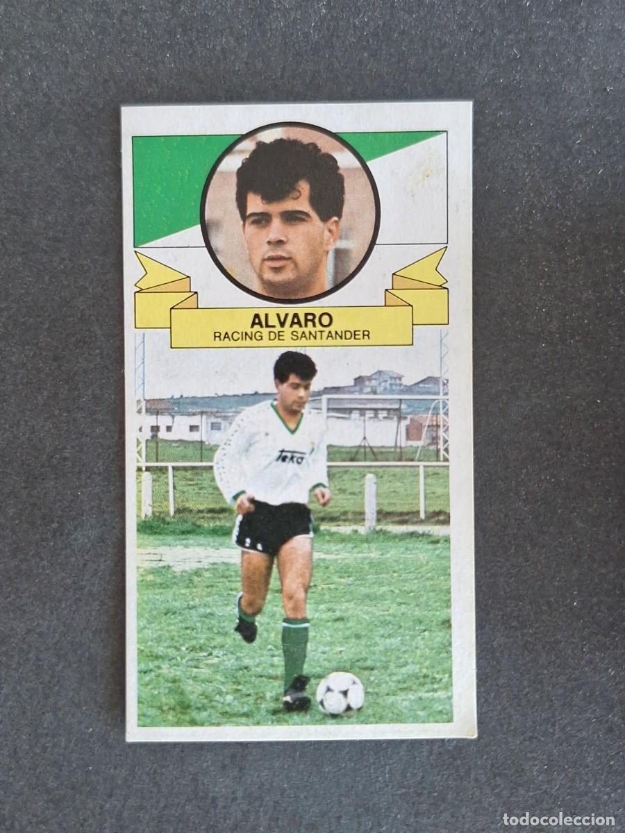 Cromos de f&uacute;tbol: L4 ALVARO RACING DE SANTANDER LIGA ESTE 1985 1986 85 86 DESPEGADO RECUPERADO