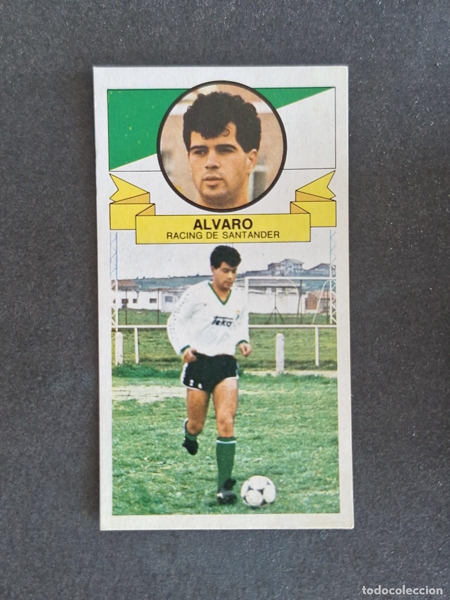 Cromos de f&uacute;tbol: L4 ALVARO RACING DE SANTANDER LIGA ESTE 1985 1986 85 86 DESPEGADO RECUPERADO