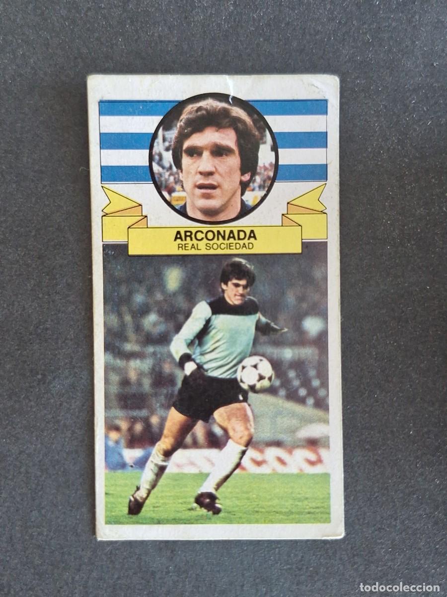 Cromos de f&uacute;tbol: L4 ARCONADA REAL SOCIEDAD LIGA ESTE 1985 1986 85 86 DESPEGADO RECUPERADO